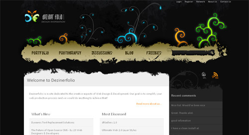 Для дизайн студии Dezigner Folio